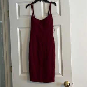 Deep Red Dress